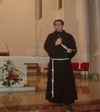 Fra Matić na tribini u Zaprešiću